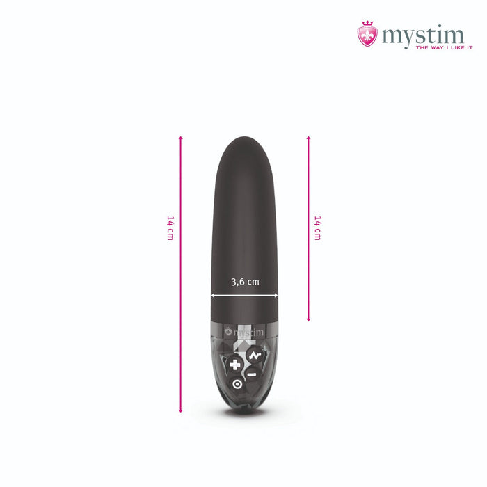 Mystim - Electrosex - Sleak Freak - E-stim Vibrator - Zwart-Erotiekvoordeel.nl