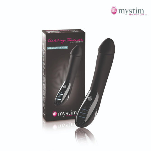 Mystim - Electrosex - Tickling Truman - E-stim Vibrator - Black-Erotiekvoordeel.nl