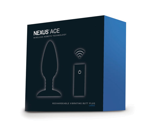 Nexus - Ace - Vibrerende Buttplug - Siliconen - Zwart-Erotiekvoordeel.nl