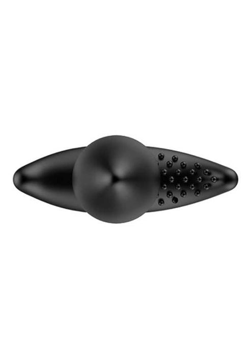 Nexus - B-Stroker - Masserende Buttplug met Strelende Nopjes voor Perineum - Zwart-Erotiekvoordeel.nl