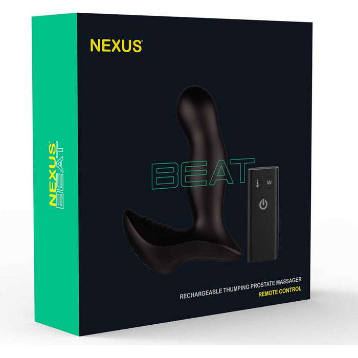 Nexus - Beat - Kloppende Prostaat Vibrator met Afstandsbediening - Zwart-Erotiekvoordeel.nl