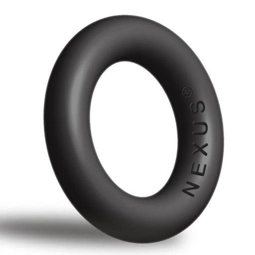 Nexus - Enduro Thick - Rekbare Siliconen Cockring - Zwart-Erotiekvoordeel.nl