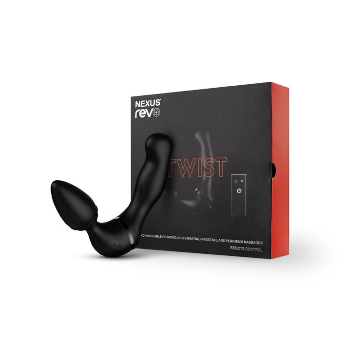 Nexus - Revo Twist - Vibrerende Buttplug en Roterende Prostaat Massager - Zwart-Erotiekvoordeel.nl