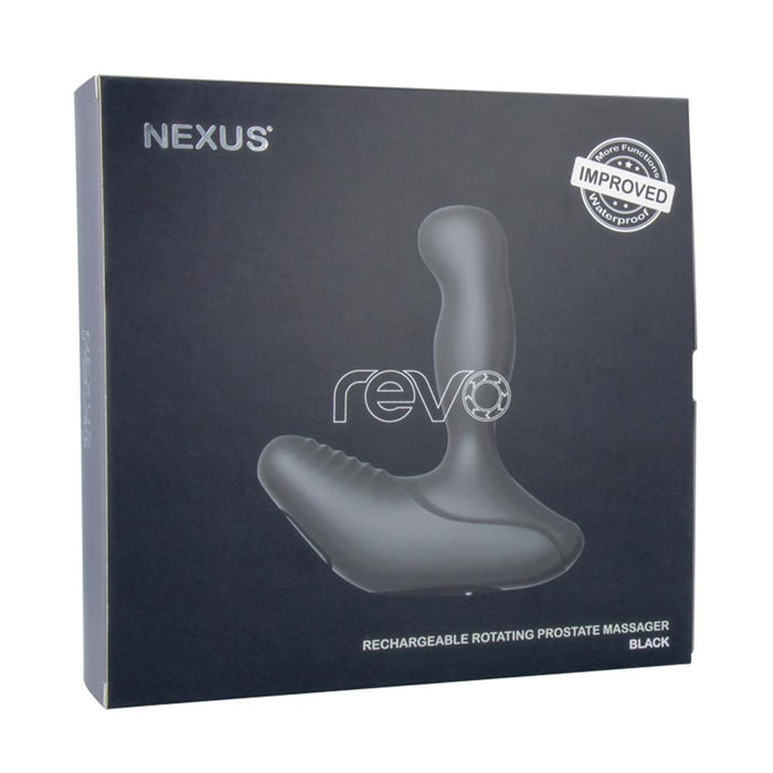 Nexus - Revo - Vibrerende Roterende Prostaat Massager - Zwart-Erotiekvoordeel.nl