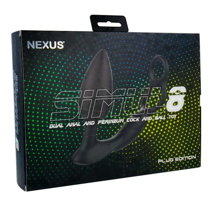 Nexus - Simul8 Plug Edition - Dubbele Anaal & Perineum Vibrator - Zwart-Erotiekvoordeel.nl