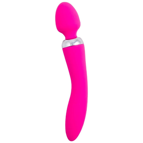 Dual Wand - Dubbelzijdig te Gebruiken Vibrator - USB Oplaadbaar - Roze-Erotiekvoordeel.nl