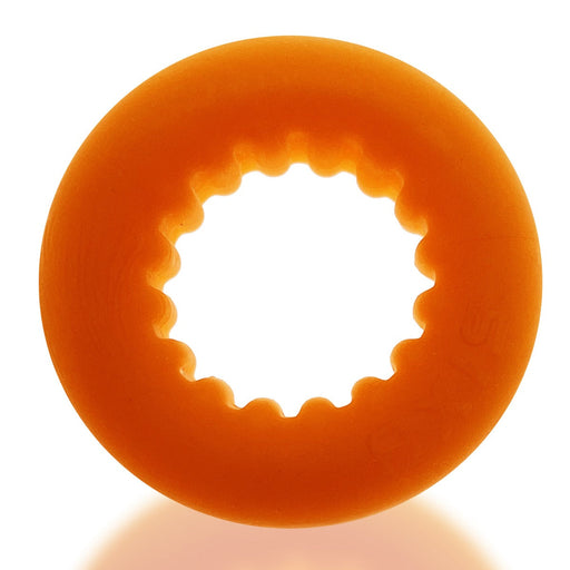 Oxballs - Axis - Ribbed Cockring - Oranje Ice-Erotiekvoordeel.nl