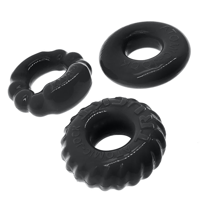 Oxballs - Bonemaker Cockring Set - Zwart-Erotiekvoordeel.nl