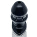 Oxballs - Drain-O Flow-Thru Buttplug - Zwart - Small-Erotiekvoordeel.nl