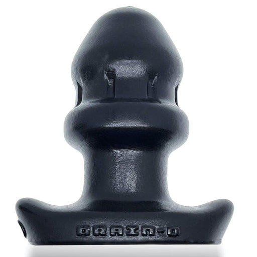 Oxballs - Drain-O Flow-Thru Buttplug - Zwart - Small-Erotiekvoordeel.nl