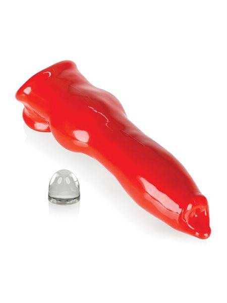 Oxballs - Fido Cock Sheath - Rood-Erotiekvoordeel.nl