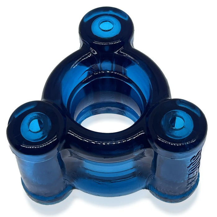 Oxballs - Heavy Squeeze Ballstretcher met Gewicht - Blauw-Erotiekvoordeel.nl