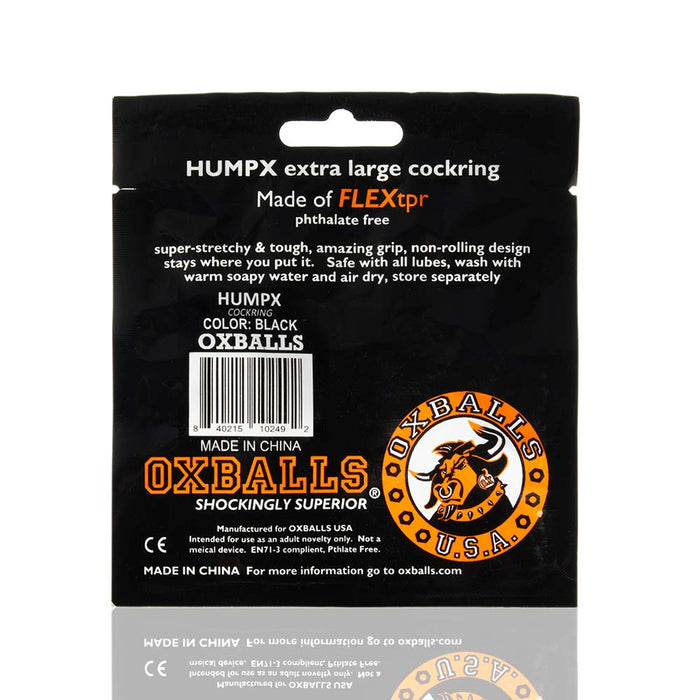 Oxballs - HumpX Cockring - Zwart-Erotiekvoordeel.nl