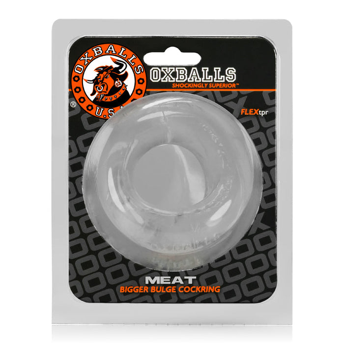 Oxballs - Meat - Bigger Bulge Cockring - Transparant-Erotiekvoordeel.nl