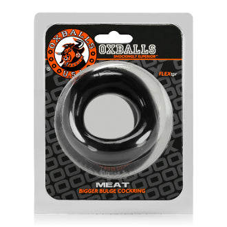 Oxballs - Meat - Bigger Bulge Cockring - Zwart-Erotiekvoordeel.nl