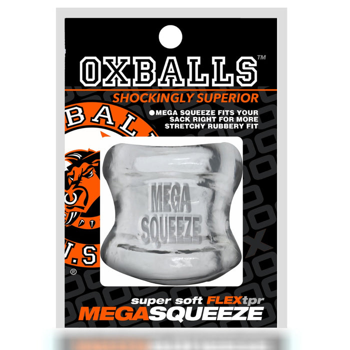 Oxballs - Mega Squeeze - Rekbare Ballstretcher - TPR - Transparant-Erotiekvoordeel.nl