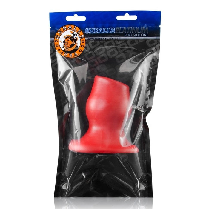 Oxballs - Pighole 1 - Holle Buttplug - Rood - Maat S-Erotiekvoordeel.nl