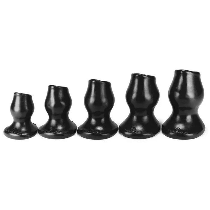 Oxballs - Pighole 4 - Holle Buttplug - Zwart - Maat XL-Erotiekvoordeel.nl