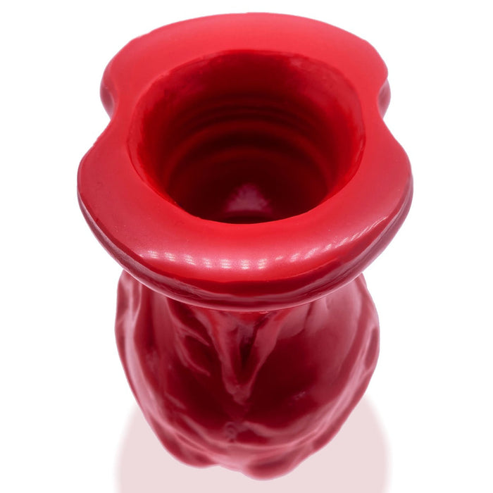 Oxballs - Pighole Squeal FF Veiny - Holle Buttplug - Rood-Erotiekvoordeel.nl