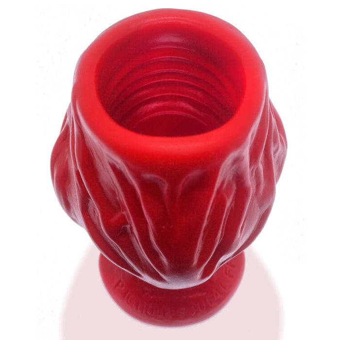 Oxballs - Pighole Squeal FF Veiny - Holle Buttplug - Rood-Erotiekvoordeel.nl