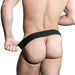 Oxjok Airmesh - Upthrust Slider Semi-Transparante Jockstrap - Tar Black-Erotiekvoordeel.nl