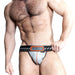 Oxjok Packer - Cargo Quilt Slider Jock - Quilted Jockstrap - Mist Heather-Erotiekvoordeel.nl