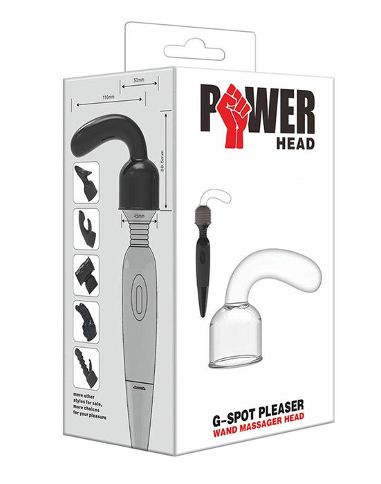 POWER Opzetstuk Wand Vibrator G-Spot Pleaser - Transparant-Erotiekvoordeel.nl