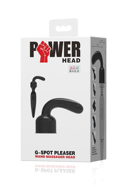 Baile Power - Pleaser - Opzetstuk Wand en G Spot Vibrator - Zwart-Erotiekvoordeel.nl