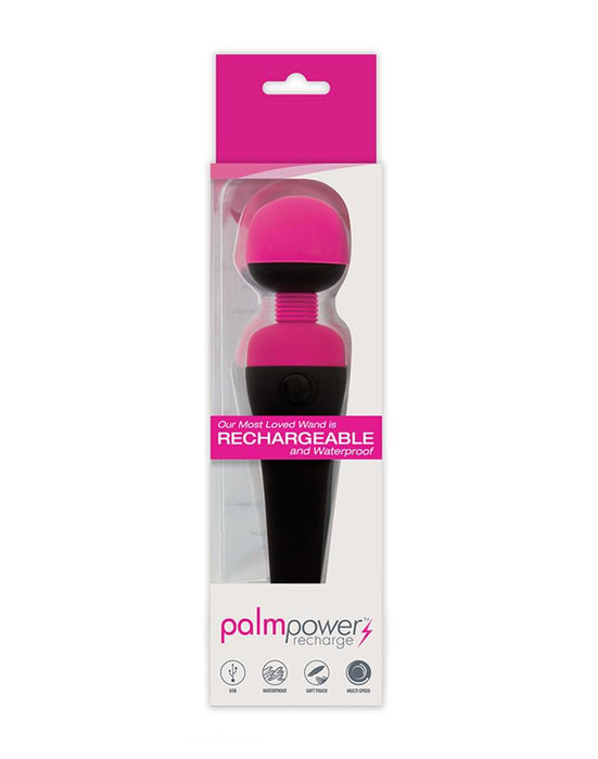 PalmPower - Recharge wand Vibrator waterproof-Erotiekvoordeel.nl