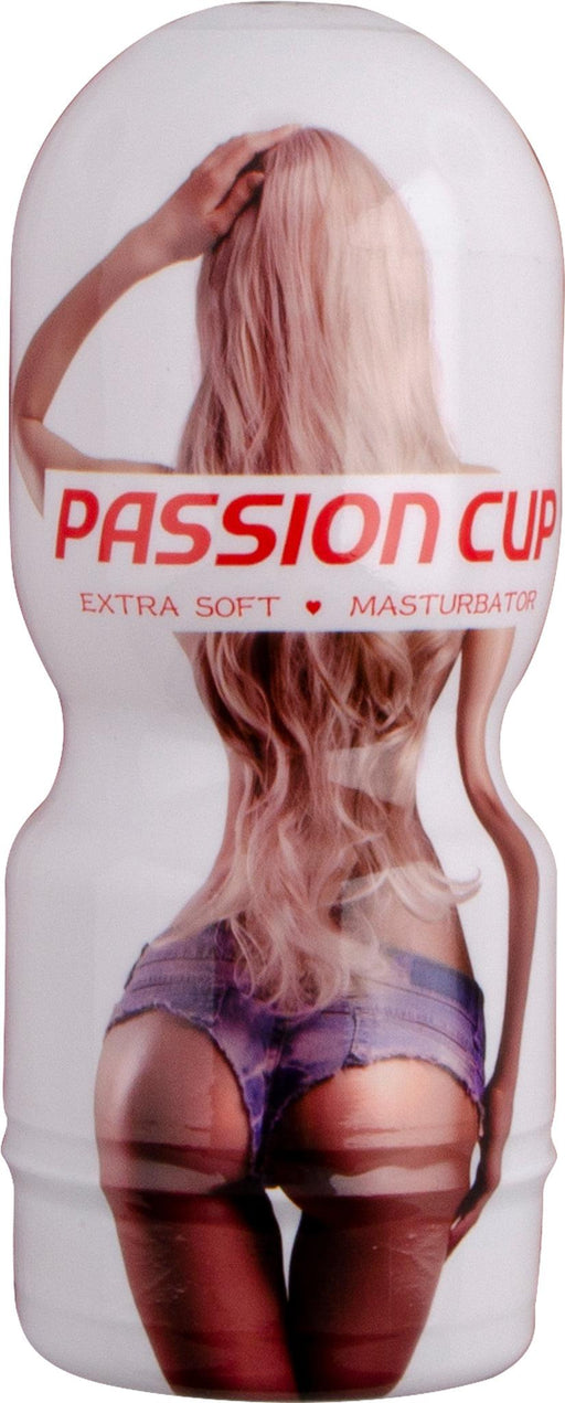 Passion Cup Masturbator Anaal - Wit/Rood-Erotiekvoordeel.nl