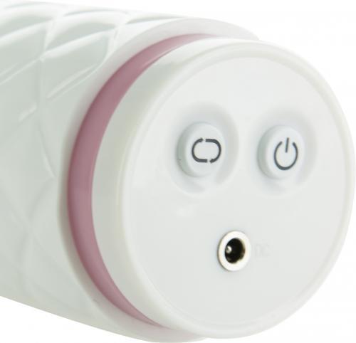 Pillow Talk - Feisty - Stotende Vibrator Met Handsfree Houder - Lichtroze-Erotiekvoordeel.nl