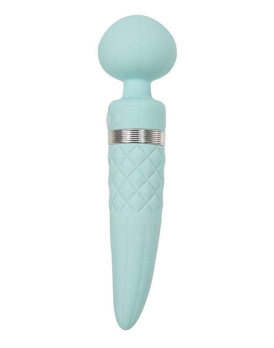 Pillow Talk Sultry Roterende Wand En G-spot Vibrator Met verwarmingsFunctie - Lichtblauw-Erotiekvoordeel.nl