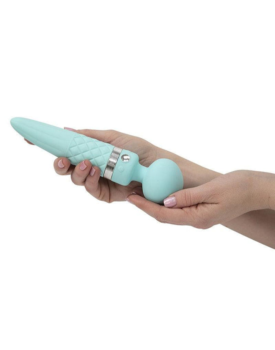 Pillow Talk Sultry Roterende Wand En G-spot Vibrator Met verwarmingsFunctie - Lichtblauw-Erotiekvoordeel.nl