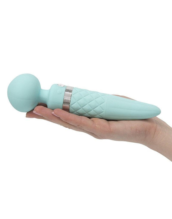 Pillow Talk Sultry Roterende Wand En G-spot Vibrator Met verwarmingsFunctie - Lichtblauw-Erotiekvoordeel.nl