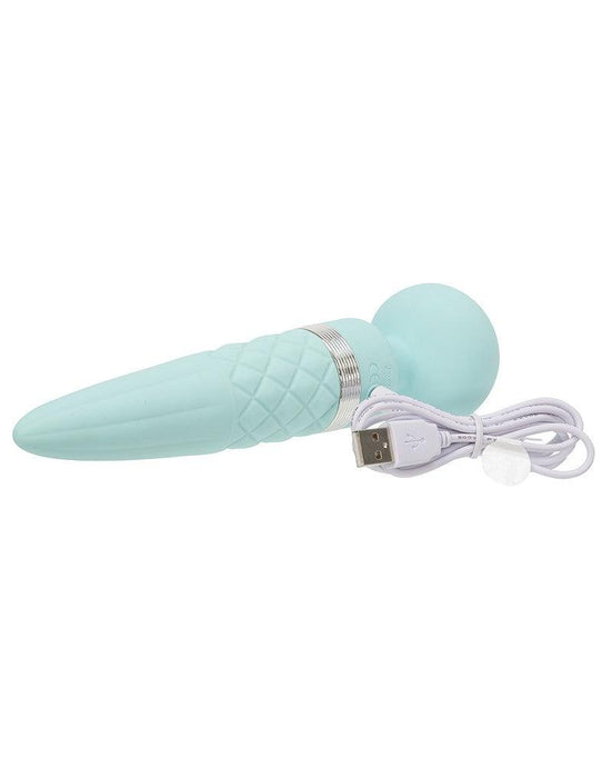 Pillow Talk Sultry Roterende Wand En G-spot Vibrator Met verwarmingsFunctie - Lichtblauw-Erotiekvoordeel.nl