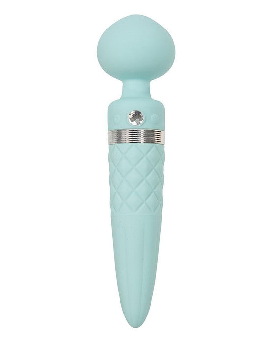 Pillow Talk Sultry Roterende Wand En G-spot Vibrator Met verwarmingsFunctie - Lichtblauw-Erotiekvoordeel.nl