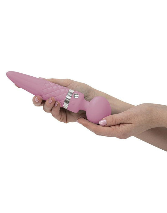 Pillow Talk Sultry Roterende Wand En G-spot Vibrator Met verwarmingsfunctie - Lichtroze-Erotiekvoordeel.nl