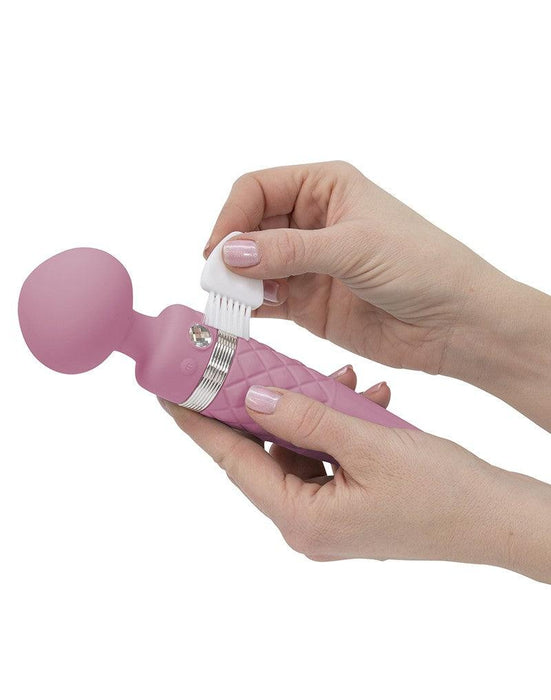 Pillow Talk Sultry Roterende Wand En G-spot Vibrator Met verwarmingsFunctie - Roze-Erotiekvoordeel.nl