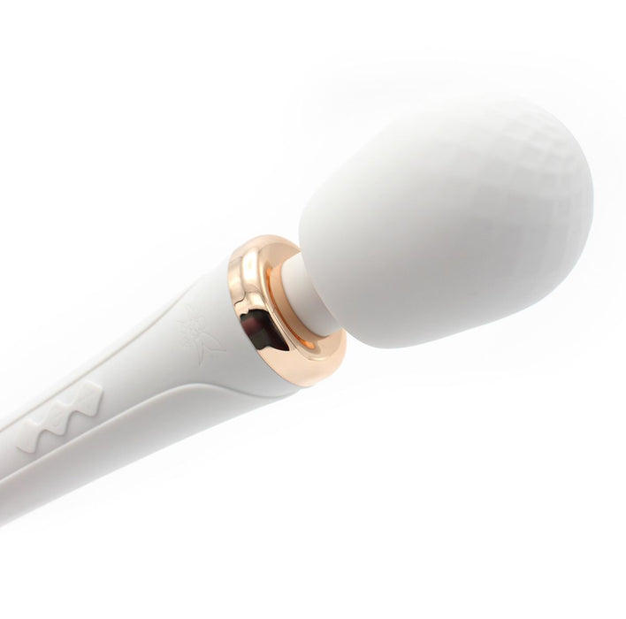 Pixey - Aqua Wand Vibrator - The White Edition - wit-Erotiekvoordeel.nl