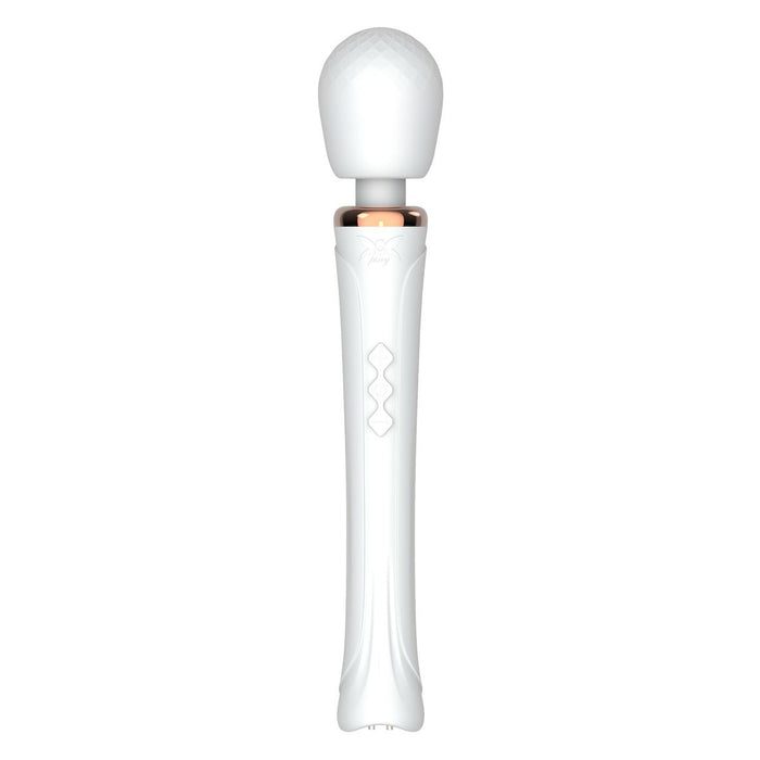 Pixey - Aqua Wand Vibrator - The White Edition - wit-Erotiekvoordeel.nl