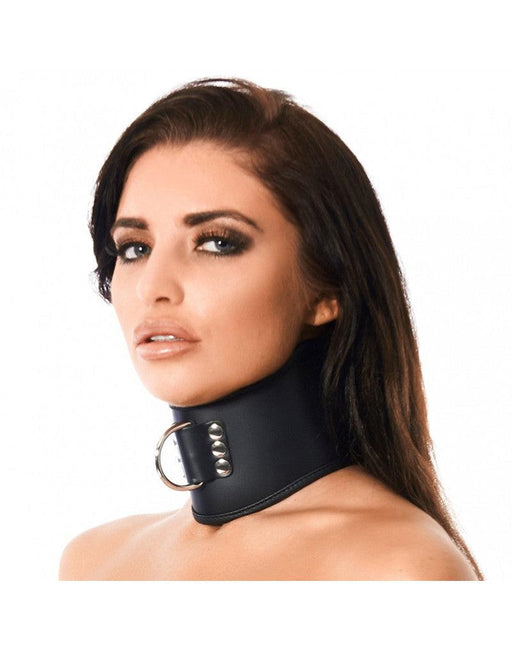 Posture collar Met Ring En hangslot-Erotiekvoordeel.nl