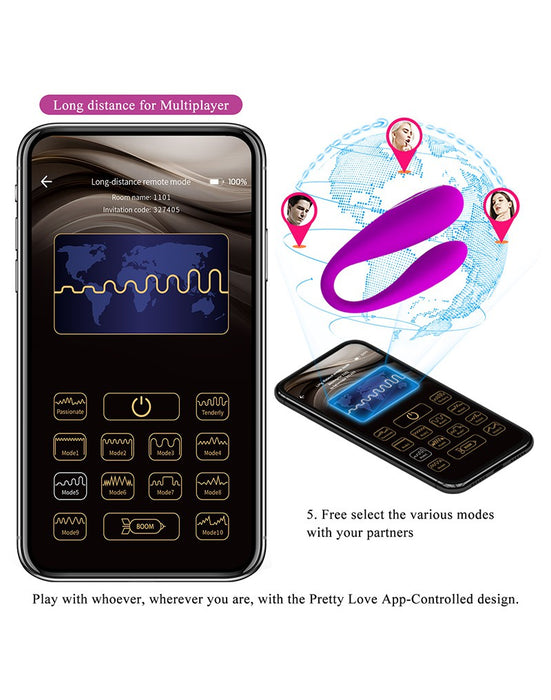 Pretty Love - August - G-Spot Vibrator - Met App Control - Dieproze-Erotiekvoordeel.nl