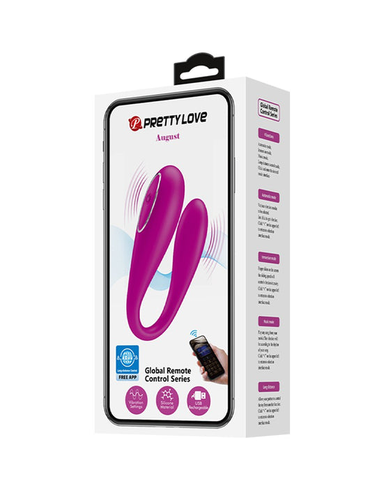 Pretty Love - August - G-Spot Vibrator - Met App Control - Dieproze-Erotiekvoordeel.nl