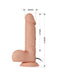 Pretty Love - Bahamut - Dildo - Realistische Vibrerende Dildo - Lengte 21.8 cm - Met Afstandsbediening - Lichte Huidskleur - Geeft Levensechte Ervaring-Erotiekvoordeel.nl