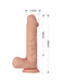 Pretty Love - Bergrisi - Dildo - Realistische Vibrerende Dildo - Lengte 26 cm - Met Afstandsbediening - Lichte Huidskleur - Geeft Levensechte Ervaring-Erotiekvoordeel.nl