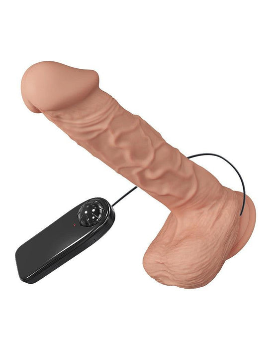 Pretty Love - Bergrisi - Dildo - Realistische Vibrerende Dildo - Lengte 26 cm - Met Afstandsbediening - Lichte Huidskleur - Geeft Levensechte Ervaring-Erotiekvoordeel.nl