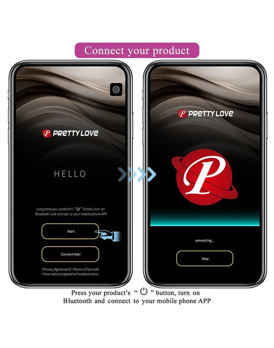 Pretty Love - Catalina - Draagbare Vibrator met App-bediening - Paars-Erotiekvoordeel.nl