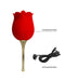 Pretty Love - Clitoris Vibrator Met likstimulator Rose Lover - Rood/Goud-Erotiekvoordeel.nl