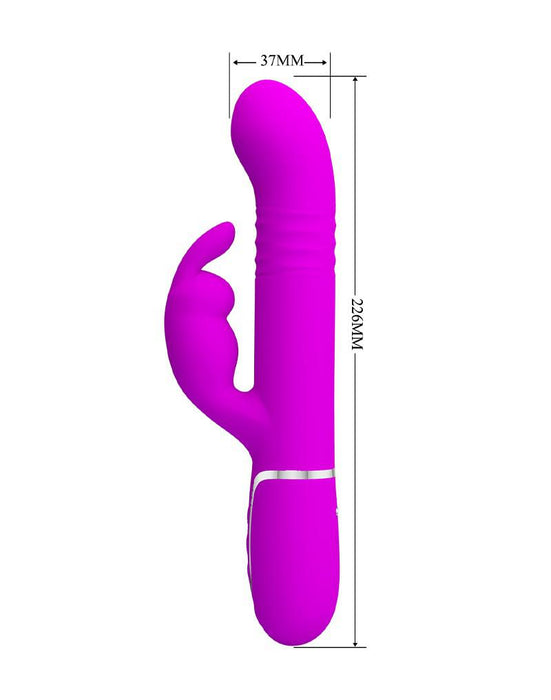 Pretty Love - Coale - Rabbit Vibrator - Paars-Erotiekvoordeel.nl