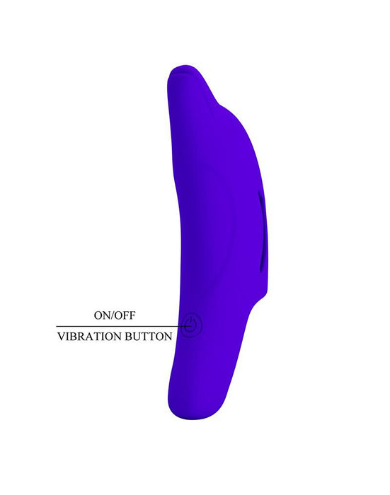 Pretty Love - Delphini - Vinger Vibrator - Paars - Siliconen - USB Oplaadbaar - 10 standen-Erotiekvoordeel.nl